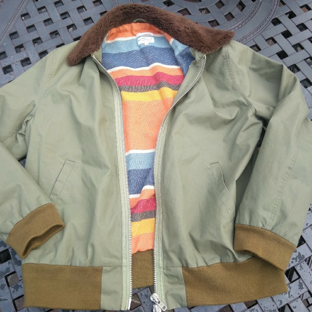 Gant Rugger The Rum Runner Men Zip Up Jacket Green